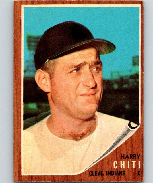 1962 Topps #253 Harry Chiti Coach Vintage Baseball MLB Indians 03793 Image 1