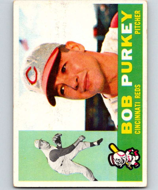 1960 Topps #4 Bob Purkey Reds MLB Baseball 3805