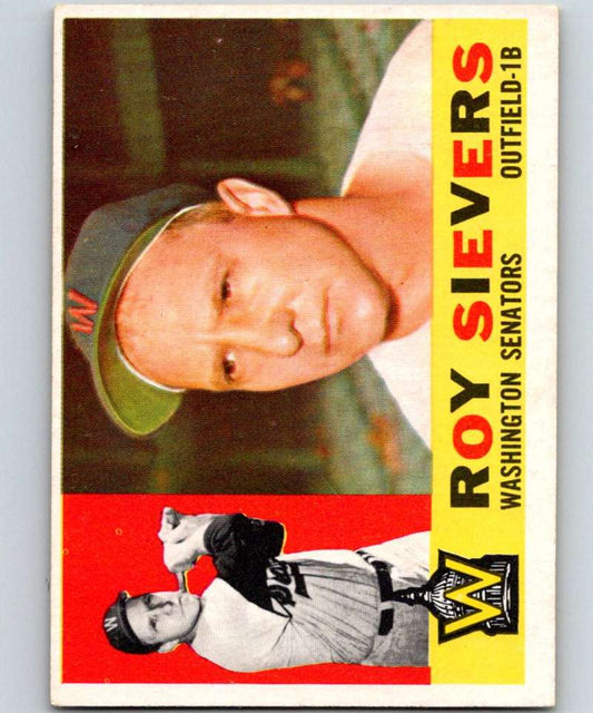 1960 Topps #25 Roy Sievers Senators MLB Baseball 3809