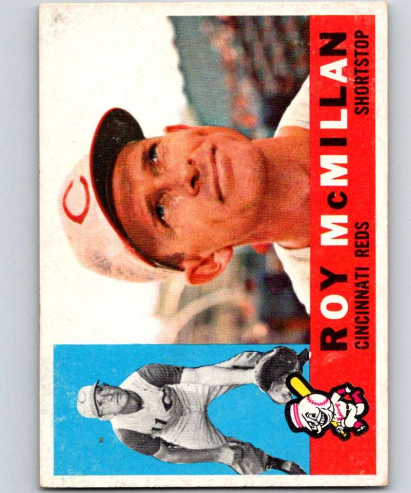 1960 Topps #45 Roy McMillan Reds MLB Baseball 3815 Image 1