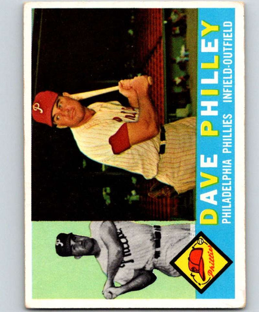 1960 Topps #52 Dave Philley Phillies MLB Baseball 3816