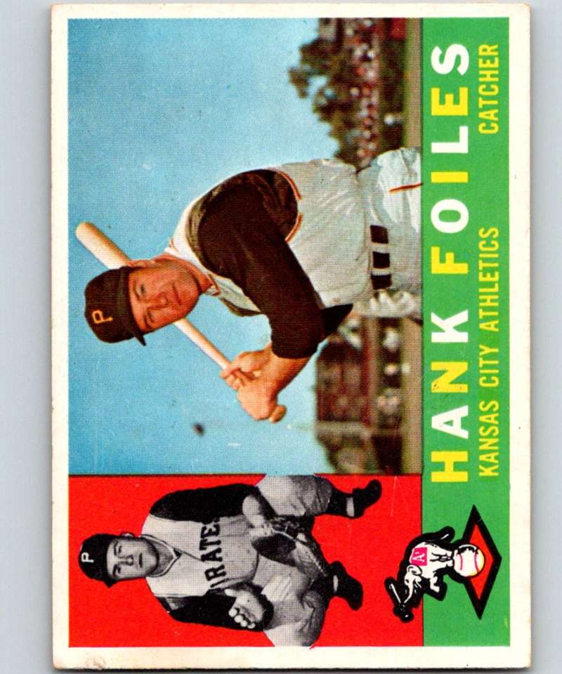 1960 Topps #77 Hank Foiles Athletics MLB Baseball 3824