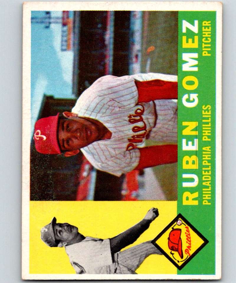 1960 Topps #82 Ruben Gomez Phillies MLB Baseball 3825