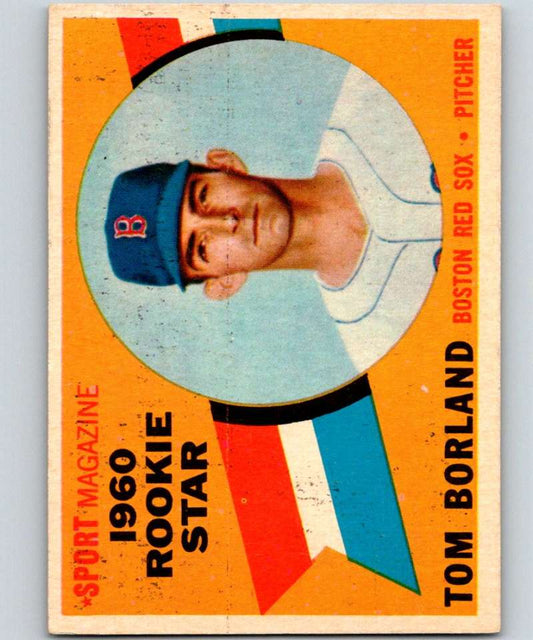 1960 Topps #117 Tom Borland Red Sox RS MLB Baseball 3830 Image 1