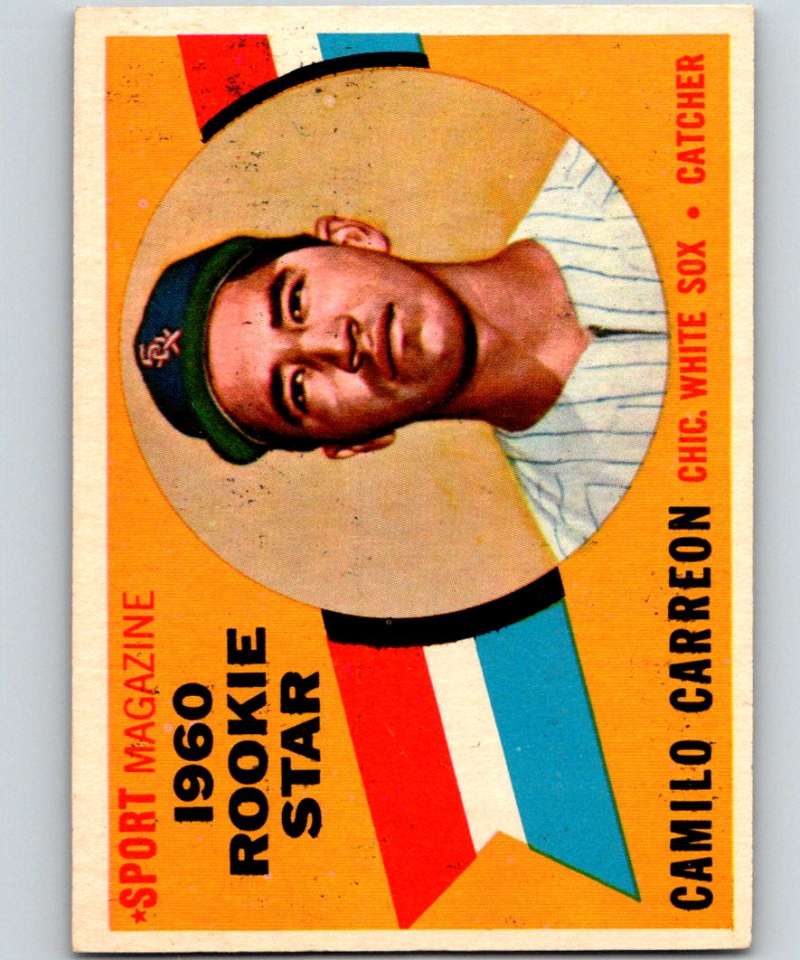 1960 Topps #121 Camilo Carreon RC Rookie White Sox RS MLB Baseball 3833 Image 1