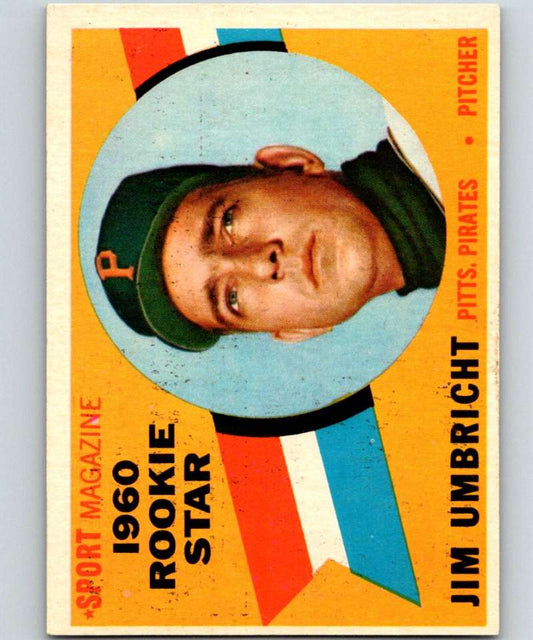 1960 Topps #145 Jim Umbricht RC Rookie Pirates RS MLB Baseball 3840 Image 1