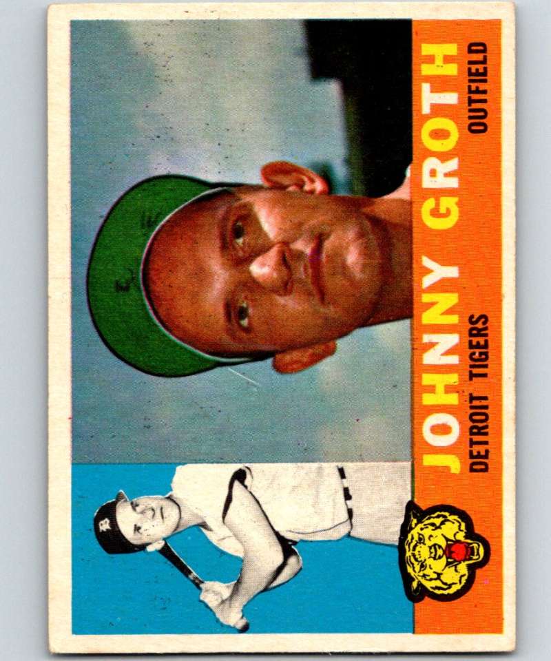 1960 Topps #171 Johnny Groth Tigers MLB Baseball 3844