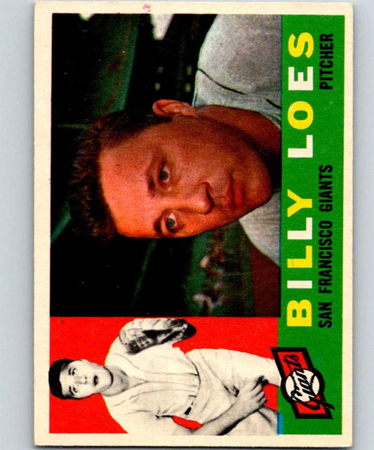 1960 Topps #181 Billy Loes Giants MLB Baseball 3848 Image 1