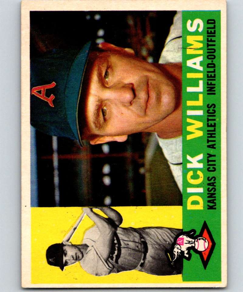 1960 Topps #188 Dick Williams Athletics MLB Baseball 3852