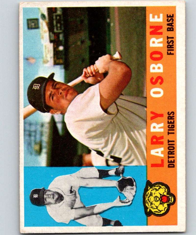 1960 Topps #201 Larry Osborne Tigers MLB Baseball 3854