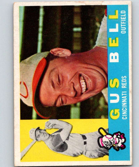 1960 Topps #235 Gus Bell Reds MLB Baseball 3857