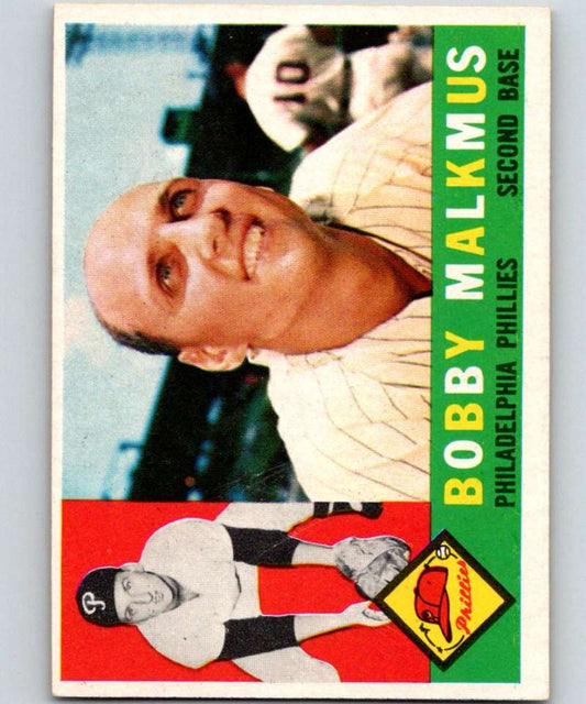 1960 Topps #251 Bobby Malkmus Phillies MLB Baseball 3862 Image 1