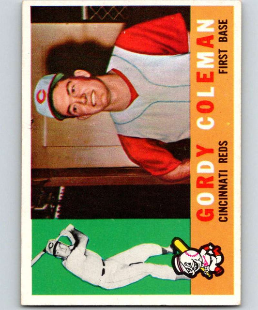 1960 Topps #257 Gordy Coleman RC Rookie Reds MLB Baseball 3865