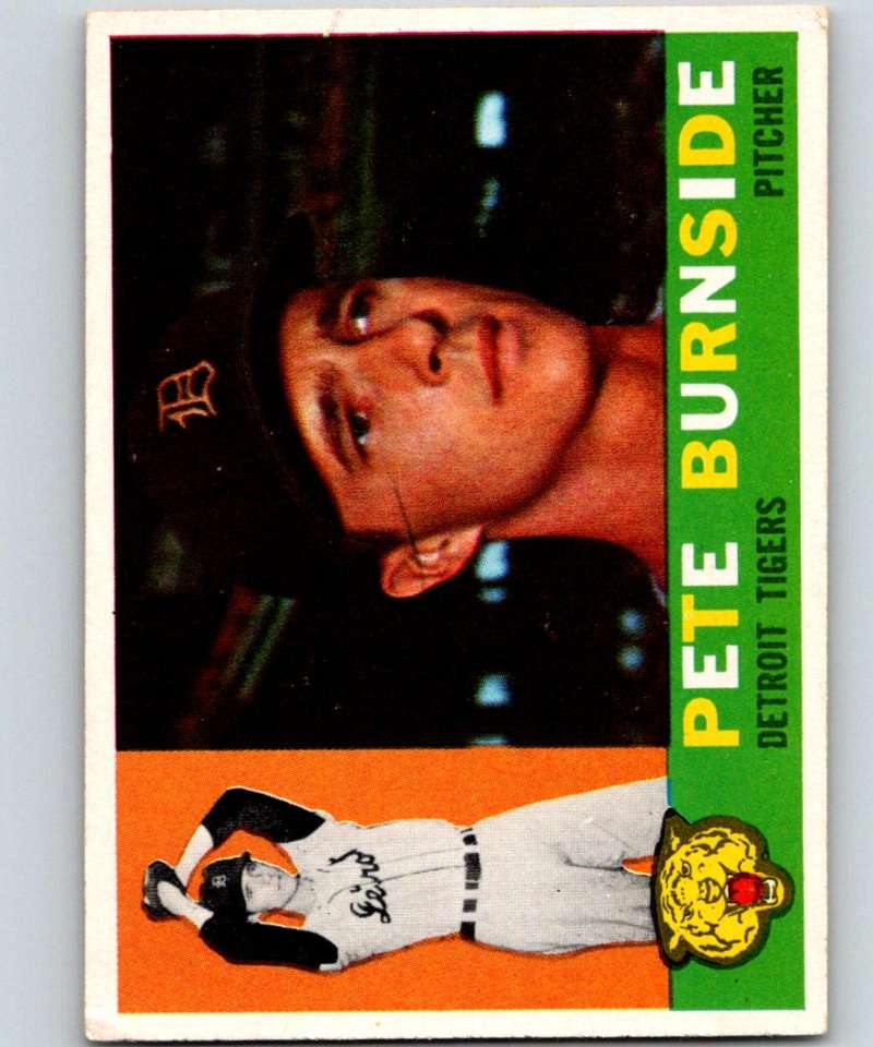 1960 Topps #261 Pete Burnside Tigers MLB Baseball 3866 Image 1