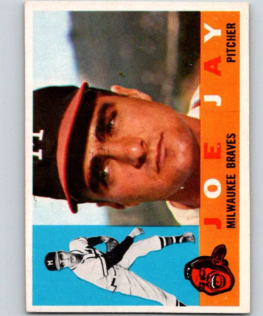 1960 Topps #266 Joe Jay Braves MLB Baseball 3869 Image 1