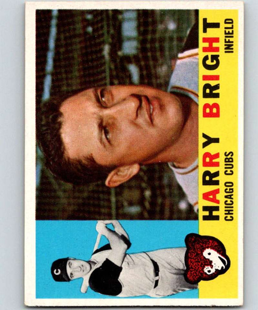 1960 Topps #277 Harry Bright Cubs MLB Baseball 3874 Image 1