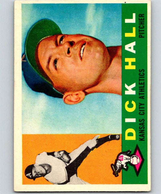 1960 Topps #308 Dick Hall Athletics MLB Baseball 3877 Image 1