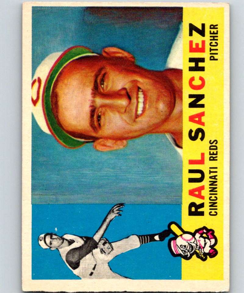 1960 Topps #311 Raul Sanchez Reds MLB Baseball 3878 Image 1