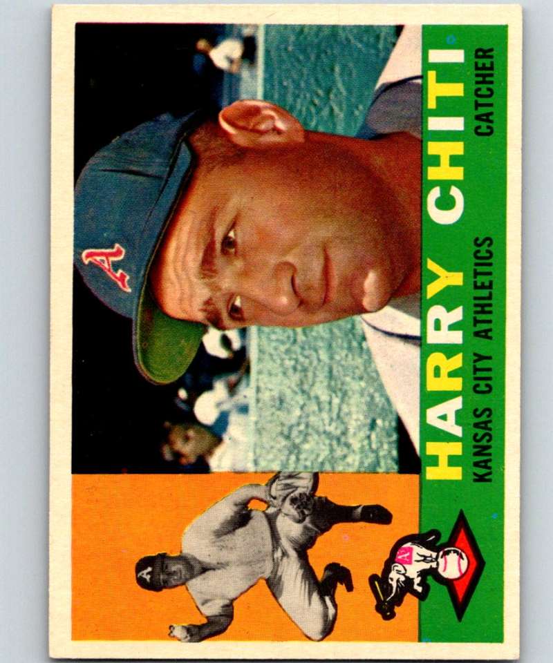 1960 Topps #339 Harry Chiti Athletics MLB Baseball 3883