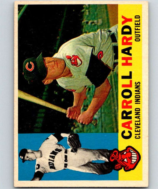 1960 Topps #341 Carroll Hardy Indians MLB Baseball 3884