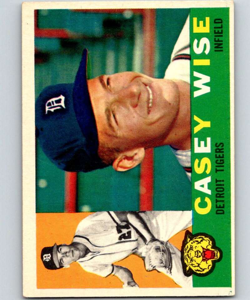 1960 Topps #342 Casey Wise Tigers MLB Baseball 3885