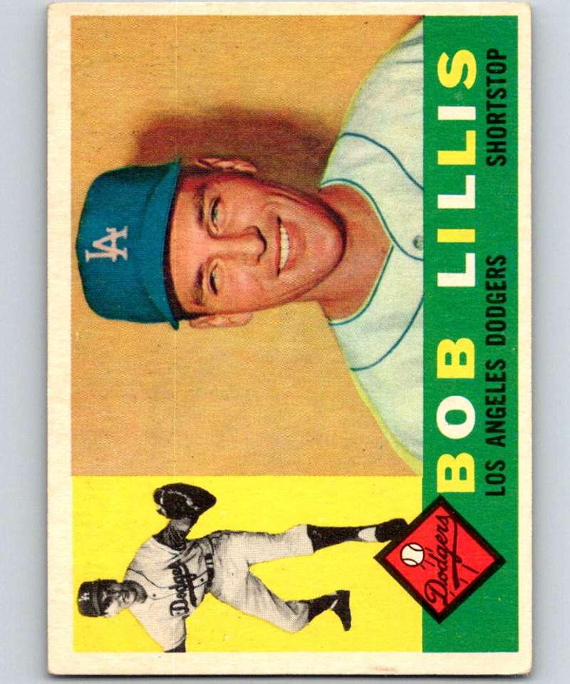 1960 Topps #354 Bob Lillis Dodgers MLB Baseball 3888