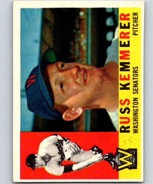 1960 Topps #362 Russ Kemmerer Senators MLB Baseball 3890