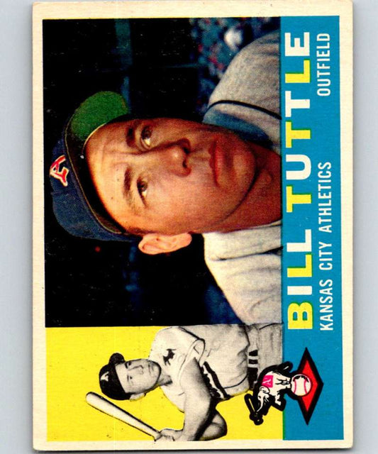 1960 Topps #367 Bill Tuttle Athletics MLB Baseball 3891