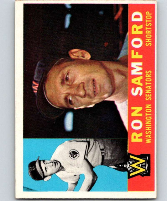 1960 Topps #409 Ron Samford Senators MLB Baseball 3899 Image 1