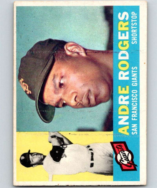 1960 Topps #431 Andre Rodgers Giants MLB Baseball 3903 Image 1