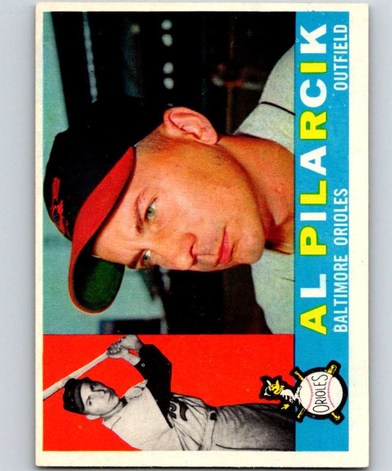 1960 Topps #498 Al Pilarcik Orioles MLB Baseball 3908 Image 1