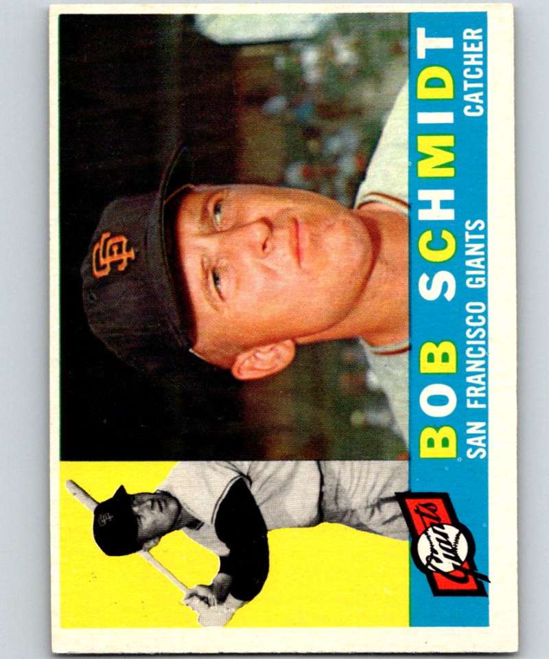 1960 Topps #501 Bob Schmidt Giants MLB Baseball 3909