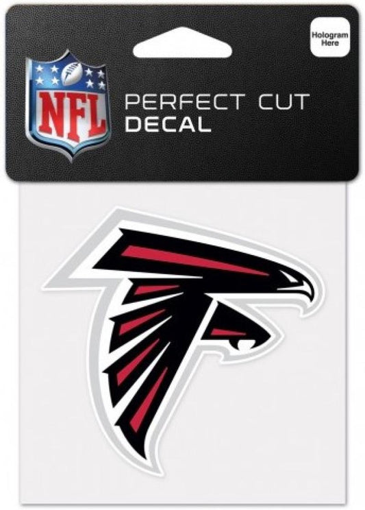 Atlanta Falcons Perfect Cut Colour 4"x4" NFL Licensed Decal Sticker Image 1
