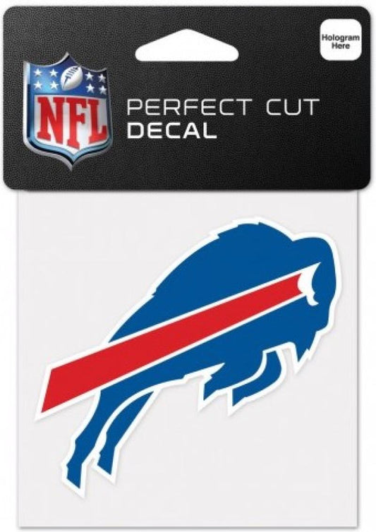 Buffalo Bills Perfect Cut Colour 4"x4" NFL Licensed Decal Sticker Image 1