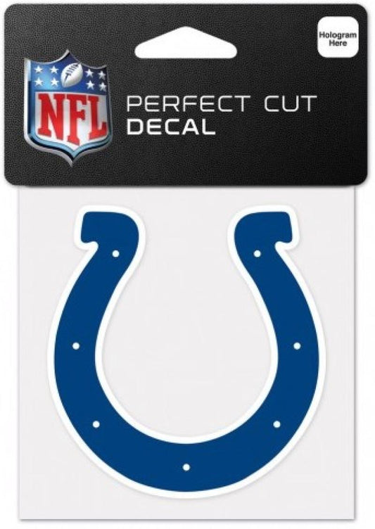 Indianapolis Colts Perfect Cut Colour 4"x4" NFL Licensed Decal Sticker Image 1