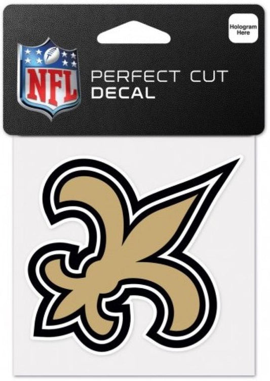 New Orleans Saints Perfect Cut Colour 4"x4" NFL Licensed Decal Sticker