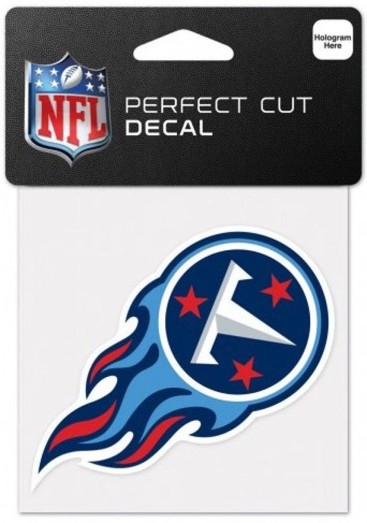 Tennessee Titans Perfect Cut Colour 4"x4" NFL Licensed Decal Sticker Image 1