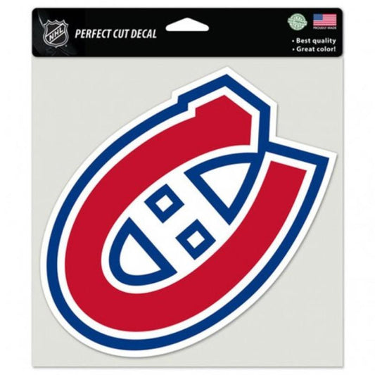 Montreal Canadiens Perfect Cut 8"x8" Large Licensed Decal Sticker
