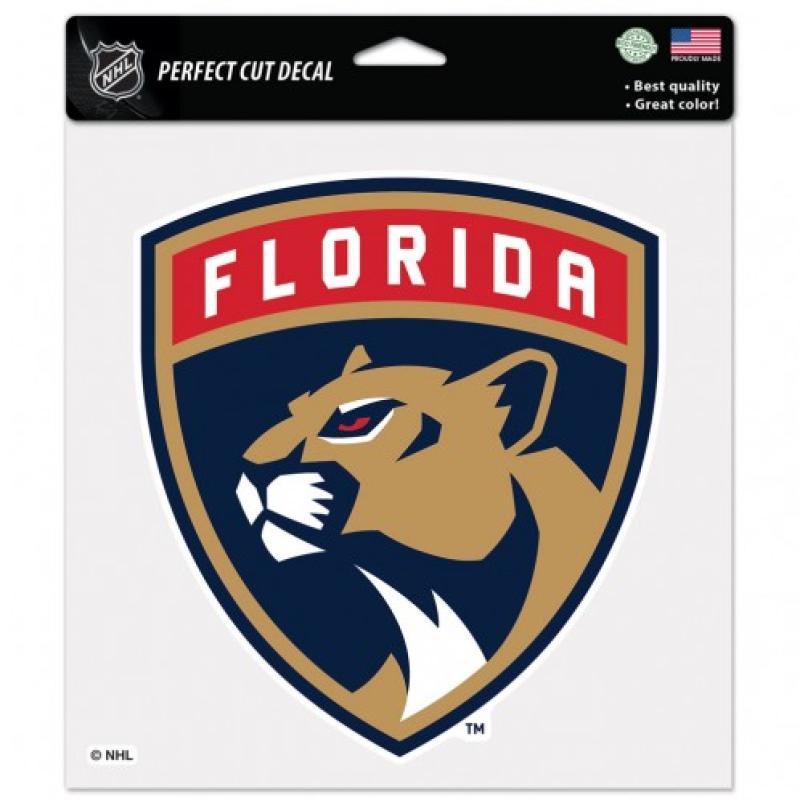 Florida Panthers #1 Perfect Cut 8"x8" Large Licensed Decal Sticker Image 1
