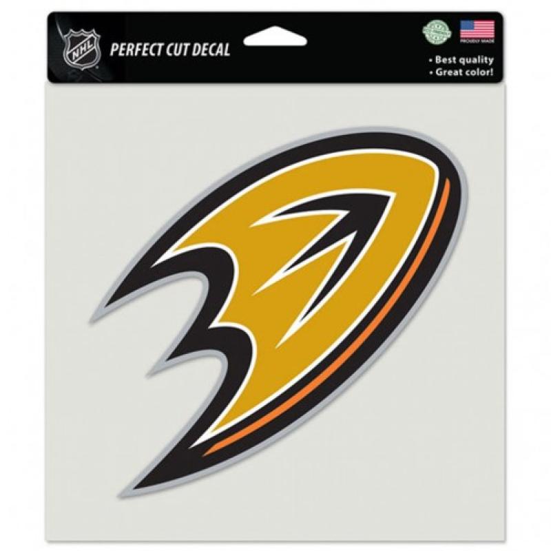 Anaheim Ducks Perfect Cut 8"x8" Large Licensed Decal Sticker Image 1