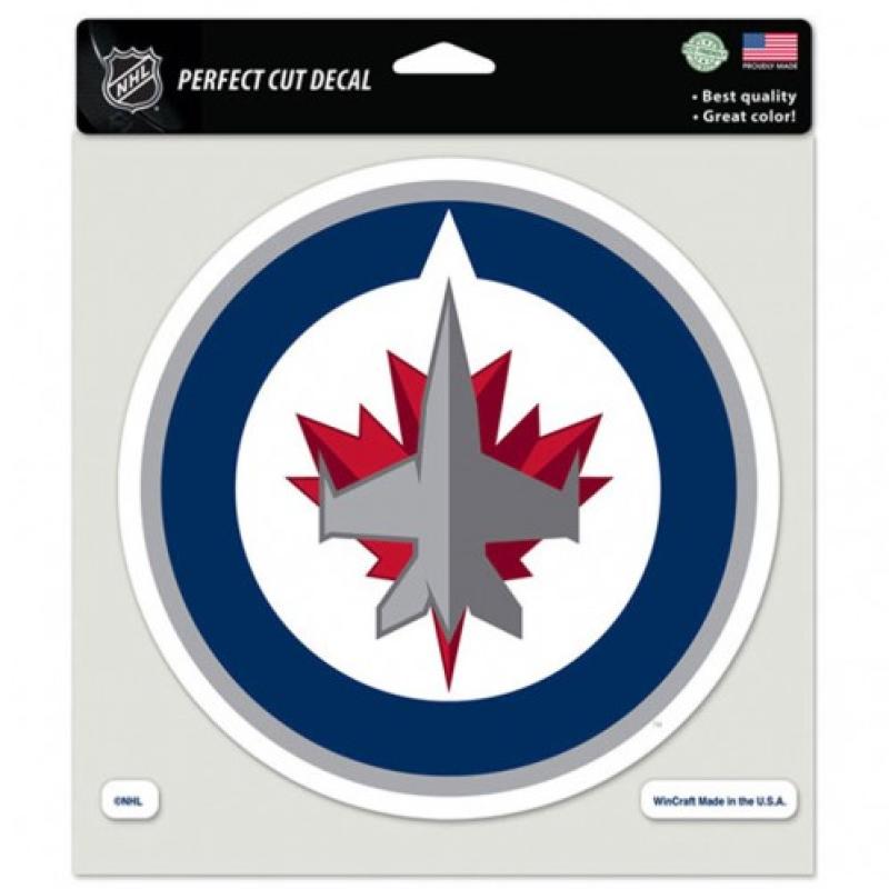 Winnipeg Jets Perfect Cut 8"x8" Large Licensed Decal Sticker Image 1
