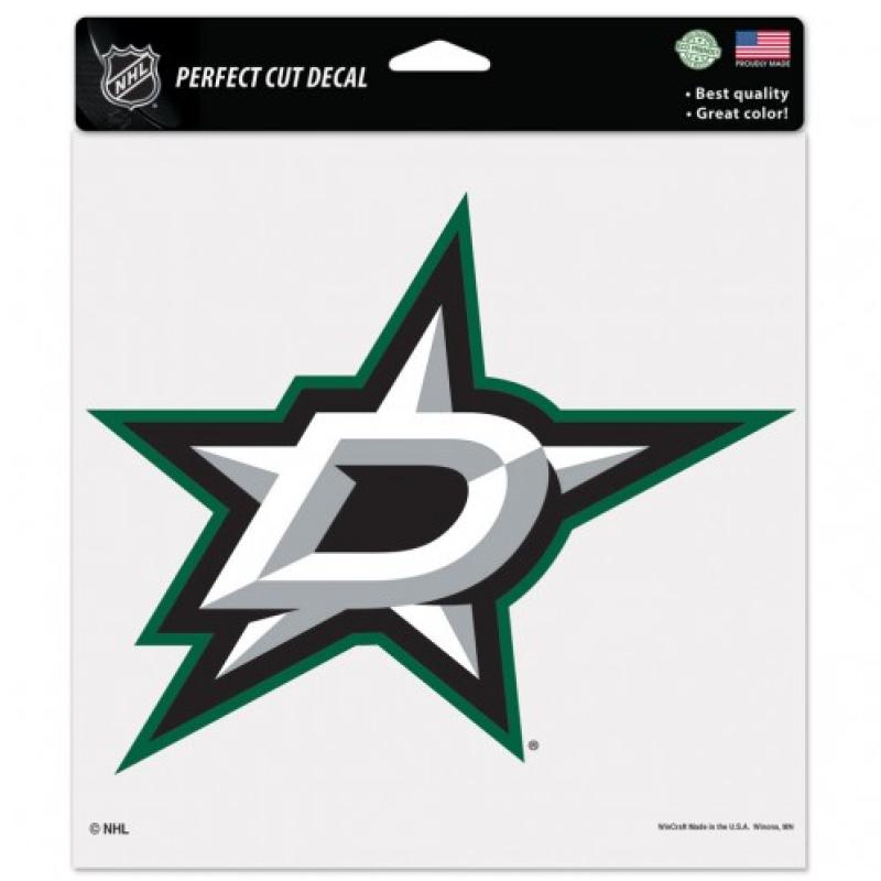 Dallas Stars Perfect Cut 8"x8" Large Licensed Decal Sticker Image 1