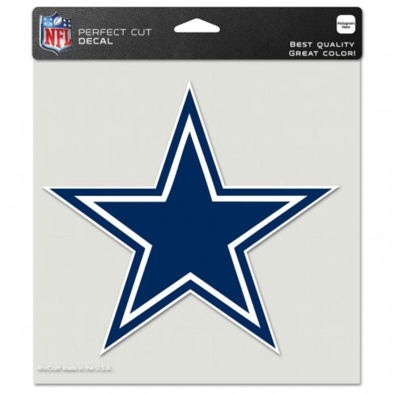 Dallas Cowboys Perfect Cut 8"x8" Large Licensed NFL Decal Sticker Image 1