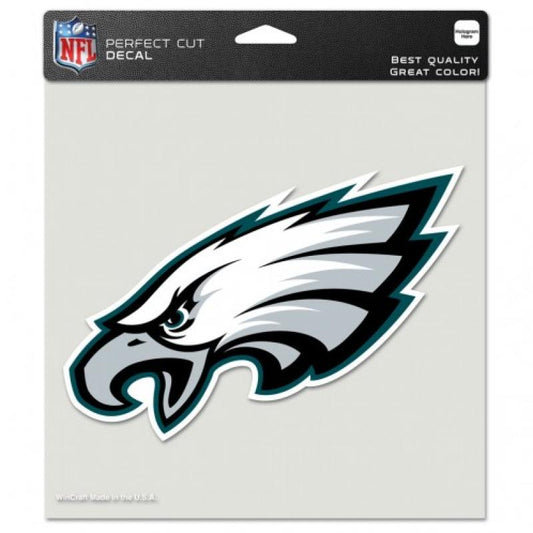 Philadelphia Eagles Perfect Cut 8"x8" Large Licensed NFL Decal Sticker Image 1