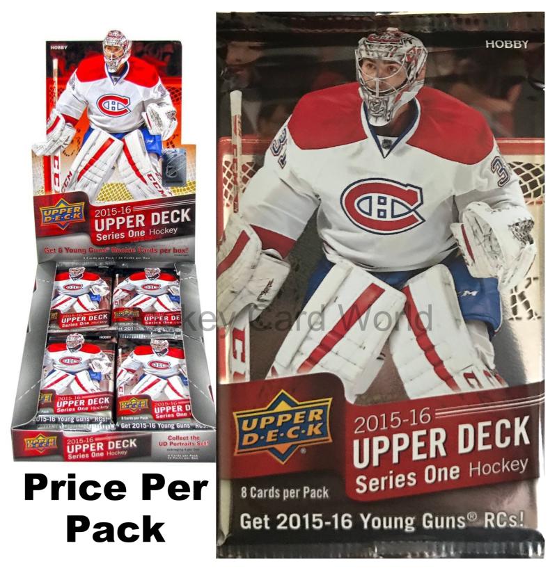 2015-16 Upper Deck Series 1 Hobby Pack - Connor McDavid, Domi Young Guns