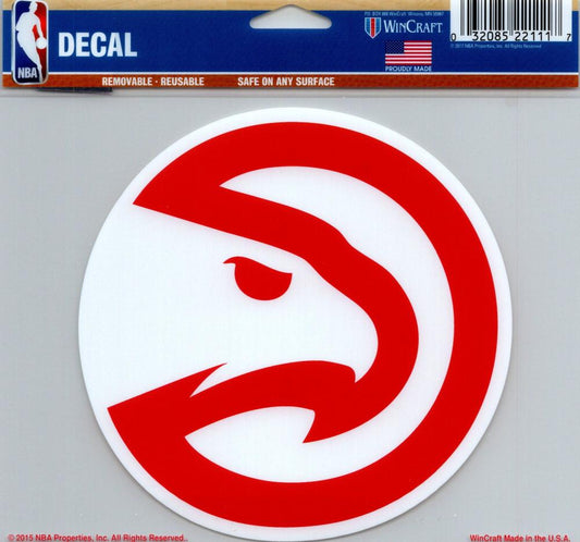 Atlanta Hawks Multi-Use Decal Sticker NBA 5"x6" Basketball Image 1