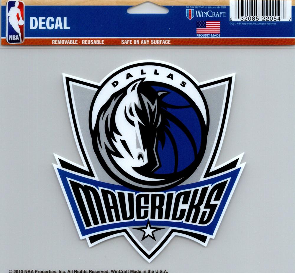 Dallas Mavericks Multi-Use Decal Sticker NBA 5"x6" Basketball Image 1