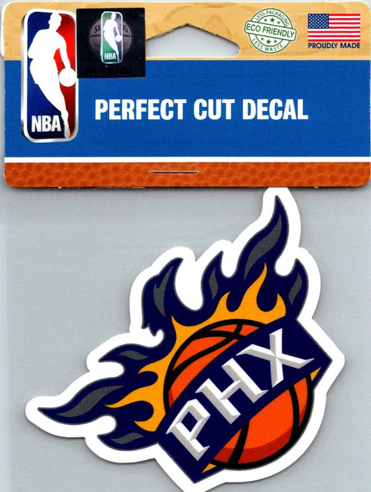 (HCW) Phoenix Suns Perfect Cut Colour 4"x4" NBA Licensed Decal Sticker Image 1
