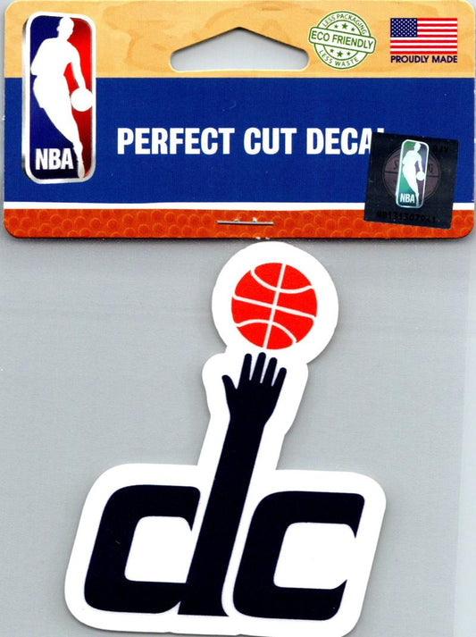 (HCW) Washington Wizards Perfect Cut Colour 4"x4" NBA Licensed Decal Sticker Image 1