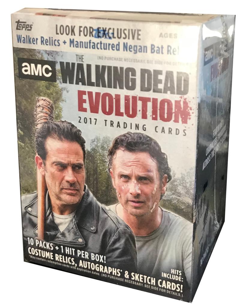 (HCW) 2017 Topps The Walking Dead Evolution AMC Sealed BOX - 1 Auto/Relic